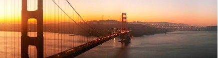 Скинали 'Золотой закат в Сан Франциско'