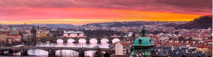 Скинали 'Прага. Розовый закат'