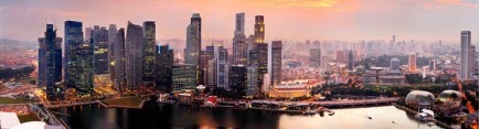Скинали 'Панорама Сингапура'