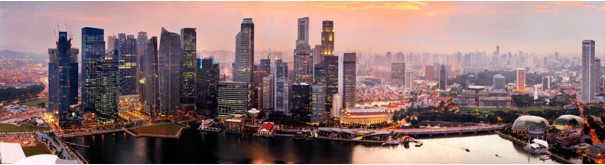 Скинали 'Панорама Сингапура'